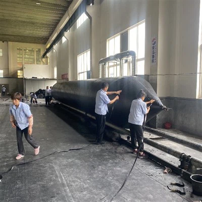 Αερόσακοι εκτόξευσης πλοίων από φυσικό καουτσούκ